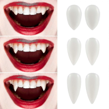 Custom Vampire Teeth 3 Pairs Halloween Fake Fangs Costume Accessories for Adults