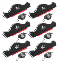 Pirate Headgear Set: 6-Piece Costume Props, Assorted Colors, 30X12CM