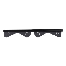 Coprigap tra piano cottura e piano di lavoro in acciaio inossidabile nero, 35x10 cm, 500 g, retrattile