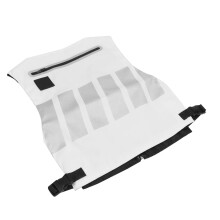 Gilet de sécurité réfléchissant blanc 48x43 cm, 326 g