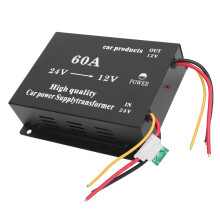 24V auf 12V DC Spannungswandler 600W LKW-Tonapplikationsadapter Spannungsreduzierer Fernfahrer-Konverter Regler für Autos Wohnmobile SUVs B