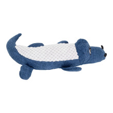 Peluche a forma di coccodrillo 72 g 30x17 cm blu