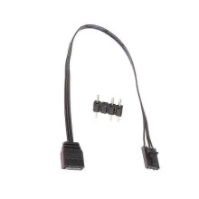 For 4pin Rgb To Standard Argb 3-pin 5v Adapter Connector Rgb Cable 25cm Tw