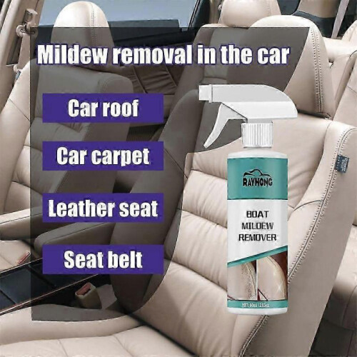 (2pcs) Car Mildew Remover Interior Headliner Fabric Leather Seat Mildew Remover 60ml Tw 2