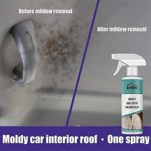 (2pcs) Car Mildew Remover Interior Headliner Fabric Leather Seat Mildew Remover 60ml Tw 1