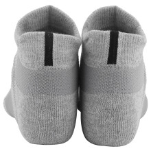 Herren Basketball Sportsocken, Schweißabsorbierend, Atmungsaktiv, Kurze Röhrchen, Dicke Handtuchsohle, Grau