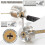 Lock Picking Kit, 25-piece Lock Picking Kit, Practice Tools with 3 Clear Locks_a Tw 3