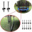 12 Pack Trampoline Spacers with Screws To Fix The Trampoline - Replacement Trampoline Accessories Tw 3