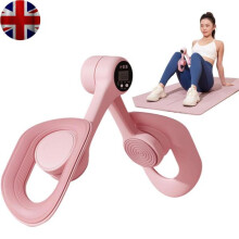 (Pink, One-Size) Thigh Master Postpartum Recovery & Fitness Equipment with Digital Counter Inner Thigh Toner 360 Rotation Arm Trimmer Healthcare Home Gym Wo