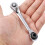 Mini 1/4inch Double Ended Quick Socket Ratchet Wrench Rod Screwdriver Bit Tool Tw 1