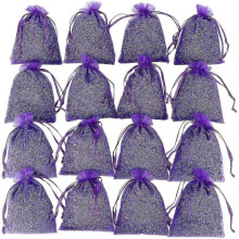 100% Natural Fragrant Lavender Filled Bags Insect And Moth Repellent 16pcs Tw