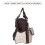 StrollerNappyBag Grande capacità 31x14x37cm caffè 7