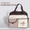 StrollerNappyBag Grande capacità 31x14x37cm caffè 11