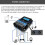 12V/24V PWM régulateur de charge solaire 30 A LCD USB 5