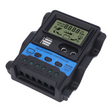 Regolatore di carica solare PWM 12/24V con display LCD 30A