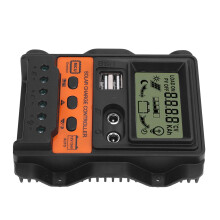 Regolatore PWM di carica solare da 60A 12V/24V ABS arancione
