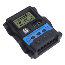 Regolatore di carica solare PWM da 60A 12V/24V LCD USB