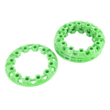 4 pezzi protezione mozzo ruota ATV da 6 pollici verde ABS