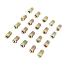 20 pièces M10x1.0 écrous de frein 17x10 mm bronze antique