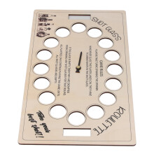 Schuss-Trinkspiel 45cm Holz drehbar – Trinkspiel für Erwachsene, Tischspiel für Partys, Bar-Spiele, Spieleabende