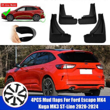 Mud Flaps Mudguard Splash Guards for 2020-2024 Ford Kuga ST-Line MK3 Front Rear