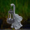 Elephant Statue Solar Light Sculpture Decor Yard 12