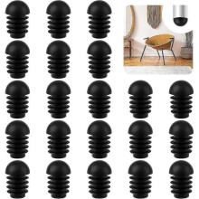 Chair Leg Cap 50 Pcs Round End Caps Chair Hose Plug Chair Leg Protector Round Inlet Cap for Chair Leg To Protect Furniture (19mm) Tw