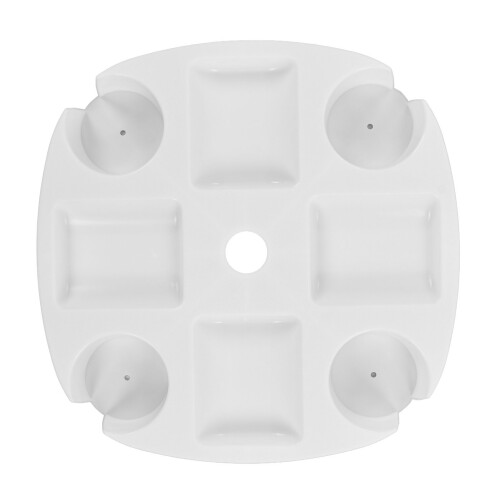 Beach Umbrella Table Tray White Round Umbrella 1