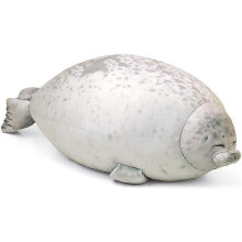 60cm Seal Animal Pillow, Chubby Blob Seal Pillow Cute Seal Stuffed Animal Cotton Plush Toy Pillow Comfortable Soft Seal Hugging Pillow Back Cushion, G