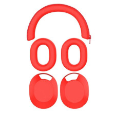 Headphone Case Headphone Protective Case Earmuff Shell Cover Headbeam Sleeve for WH-1000XM5 Headphones Red