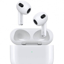 écouteurs Bluetooth Pods 3e génération compatibles avec étui de chargement Lightning