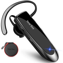 Nuove cuffie Bluetooth Bee V5.0, cuffie Bluetooth vivavoce, 24 ore di conversazione e 60 giorni di standby