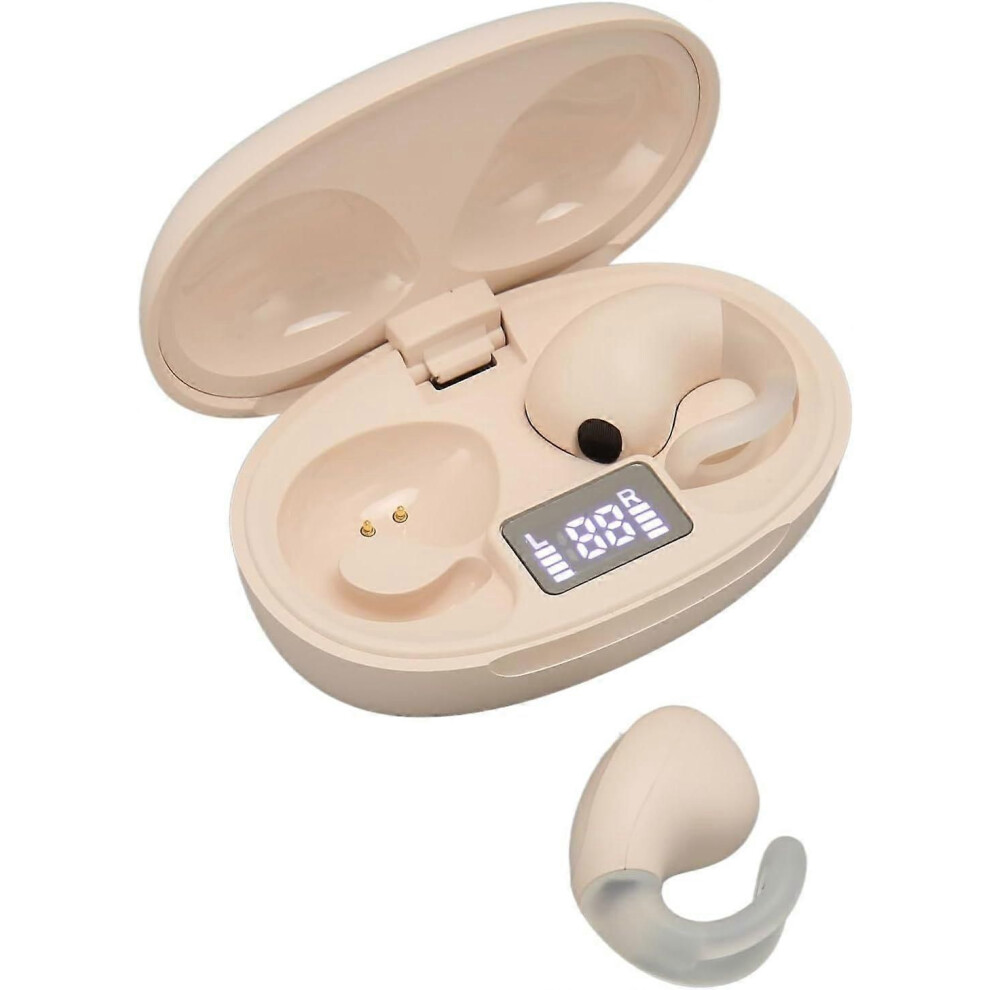 Open Ear Clip Headphones Waterproof Earbuds with Charging Case, Wireless Earbuds, Clip on Earbuds Sport