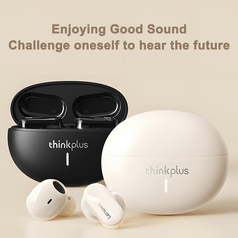 Lenovo Lp19 True Wireless Bt5.3 Headphones With Charging Case Sports Running Earphone Music Headphone Auto Pairing Touch Control Hands With Mic 9319739673951