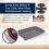 Fluted Rectangle Quiche Flan Tart Tin Pan Twin Pack Non-Stick 2