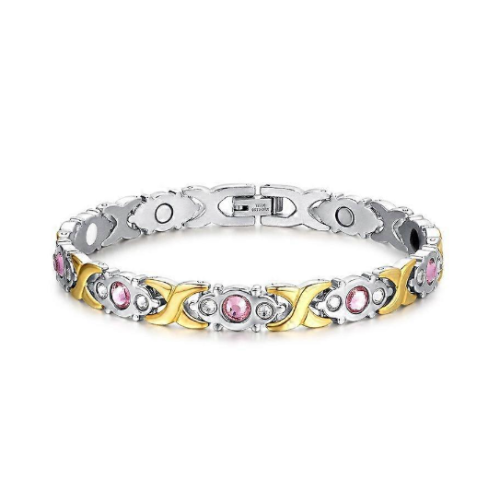 (Gold and Silver) Magnetic Therapy Menopause Reliving Bracelet For Women