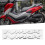 Adesivi 3D con emblema per NMAX155 125, Argento 1