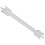Positionneur de support inoxydable professionnel L 8