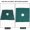 Draps dentaires en coton avec couverture perforée 11