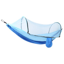 Hamac 210T 260x140cm Filet moustiquaire bleu saphir