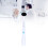 Specchio dentale LED in plastica blu antinebbia 40 mAh piccolo 14