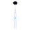 Specchio dentale LED in plastica blu antinebbia 40 mAh piccolo 2