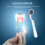 Specchio dentale LED in plastica blu antinebbia 40 mAh piccolo 10
