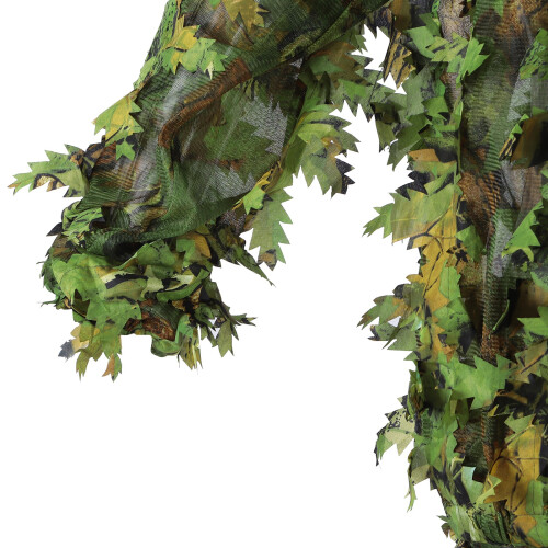 Combinaison ghillie en feuilles 3D taille unique vert 388.0g 2