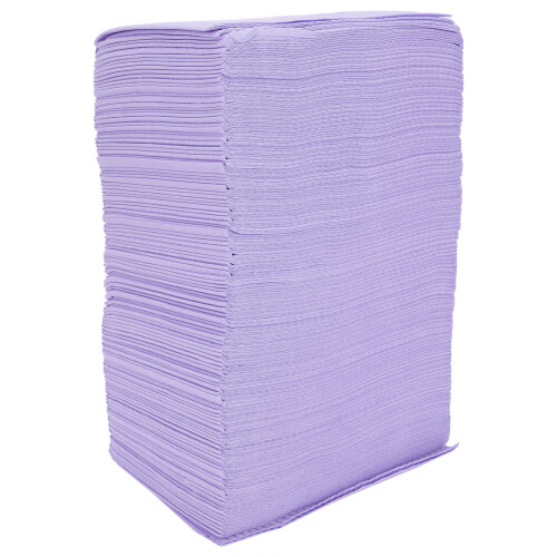 125 pezzi bavaglino dentale usa e getta viola assorbente 1