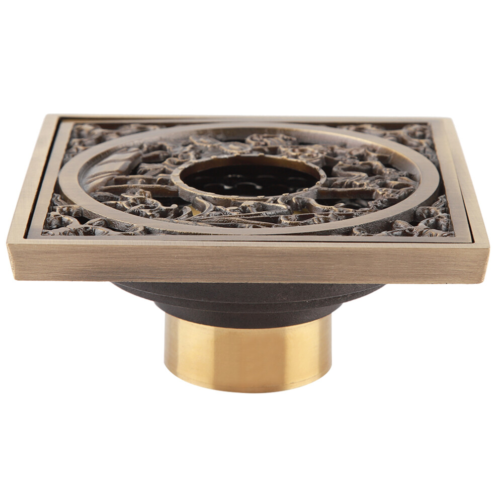 Antique Brass 10Cm Shower Floor Drain Bathroom 8195014296296