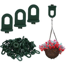 50 Pieces Greenhouse Twist Clips,greenhouse Hook Fixing Clips,hanging Basket Pot Clips for Insulation Shading Tw