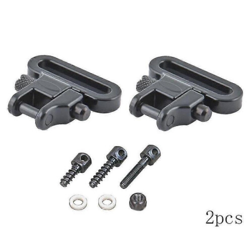 2x 300lb. Pull Strap Loop Strap Buckle Sling Mounting Kit Sling Swivels Stud Screw Set Tw
