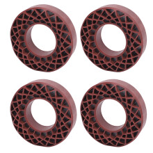 4 pièces d'inserts en silicone pour pneus en cuivre de 1,9 pouces pour 1/10
