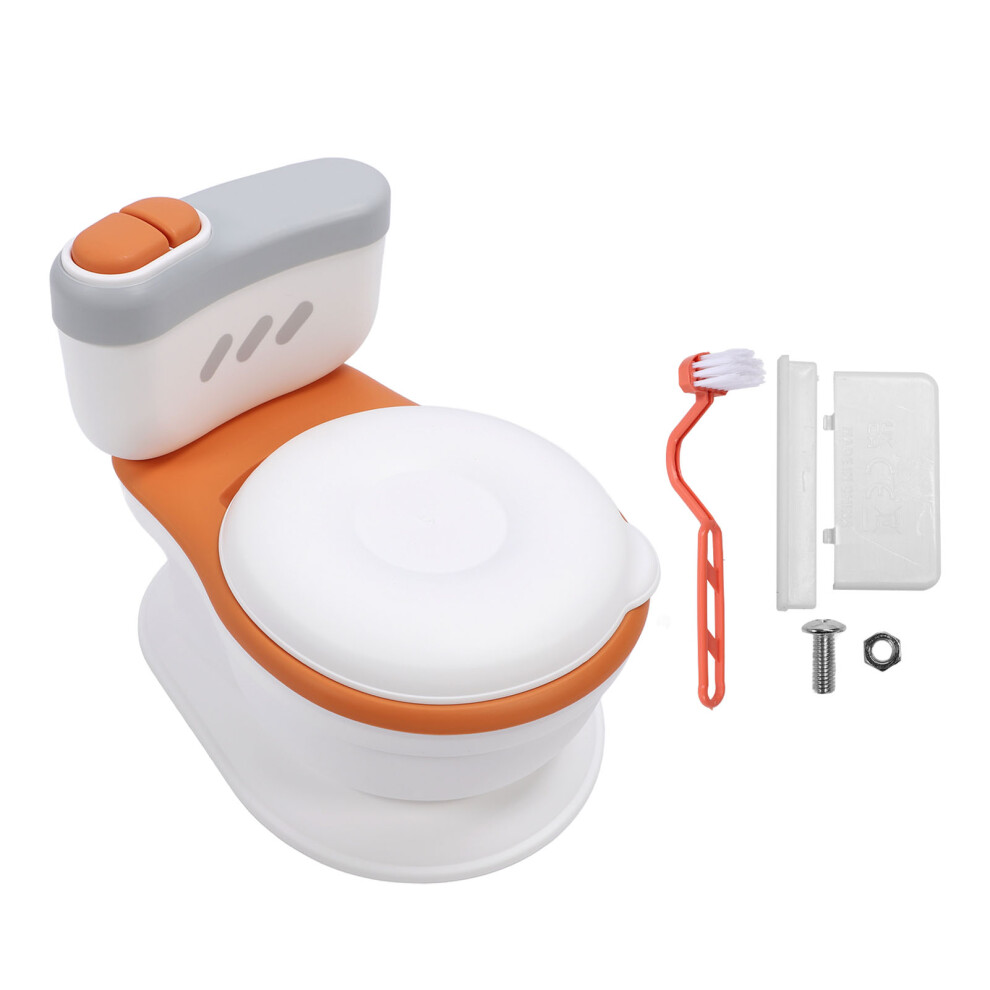 Potty Training Toilet Splash Guard Portable Orange